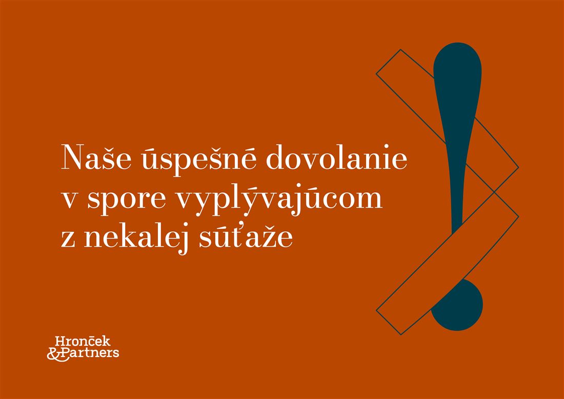 Úspešné dovolanie v spore vyplývajúcom z nekalej súťaže